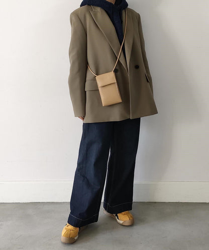 【控制狂】褶皺手機肩揹包