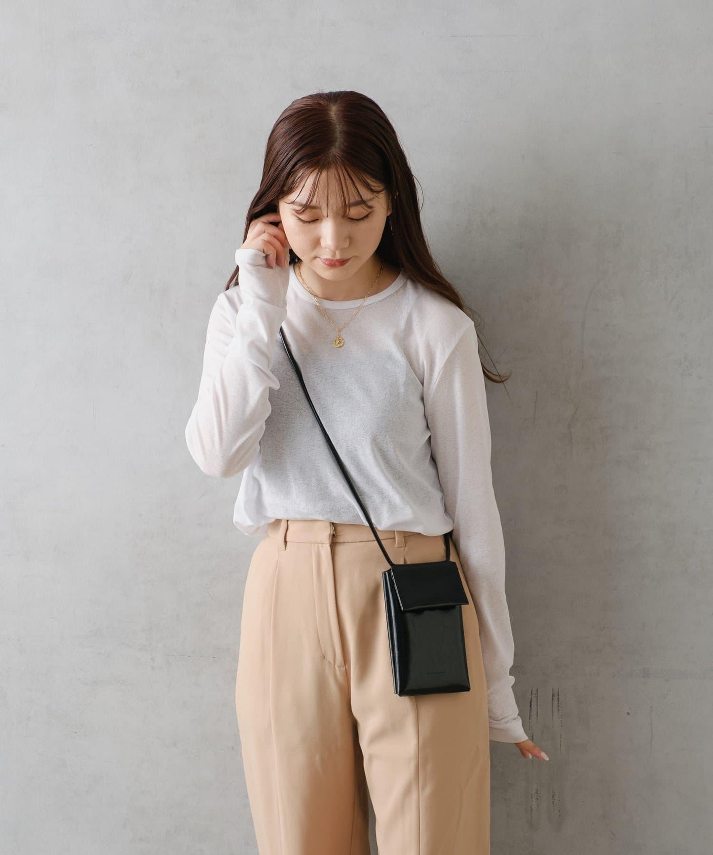 【控制狂】褶皺手機肩揹包