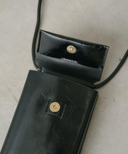 【控制狂】褶皺手機肩揹包