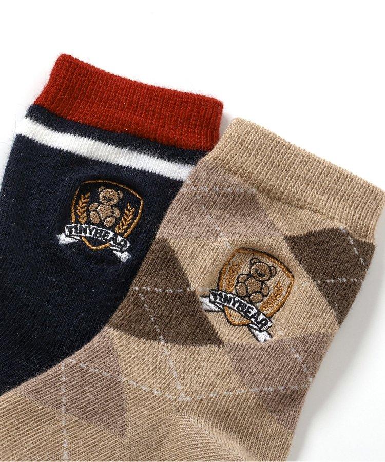 3件套小熊混色襪