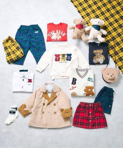 3件套小熊混色襪