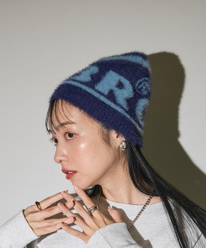 聯名重 莫哈毛線針織帽