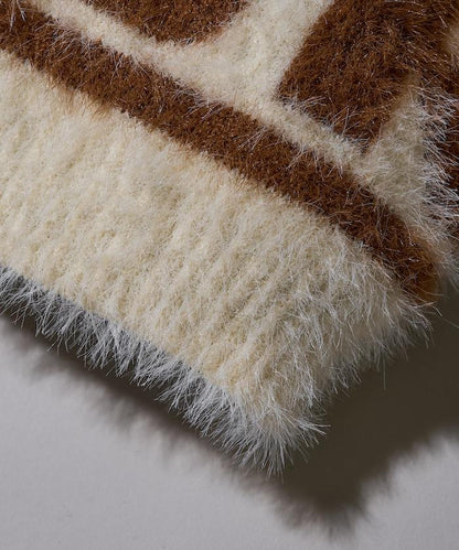 聯名重 莫哈毛線針織帽