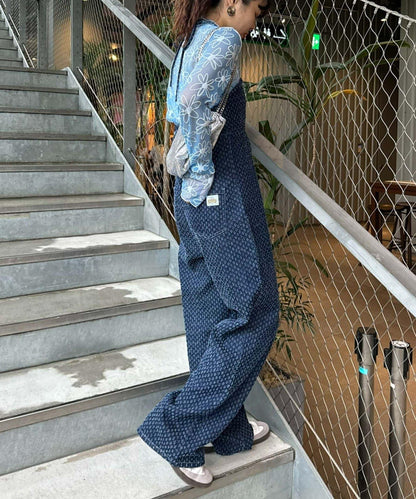 【你好，舊金山】牛仔露背連體褲