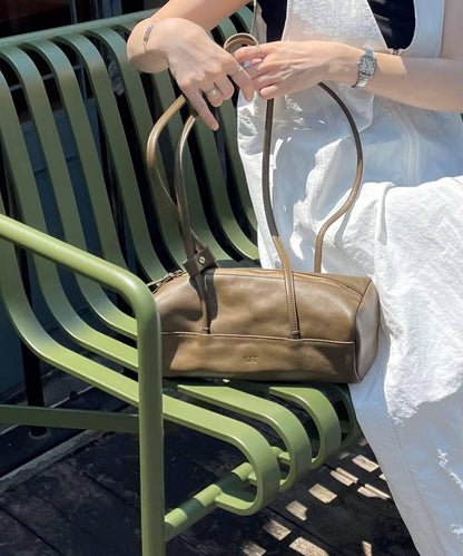 《韓國發/本革/潮流》【YURT(尤爾特)】TOMM盒子肩揹包