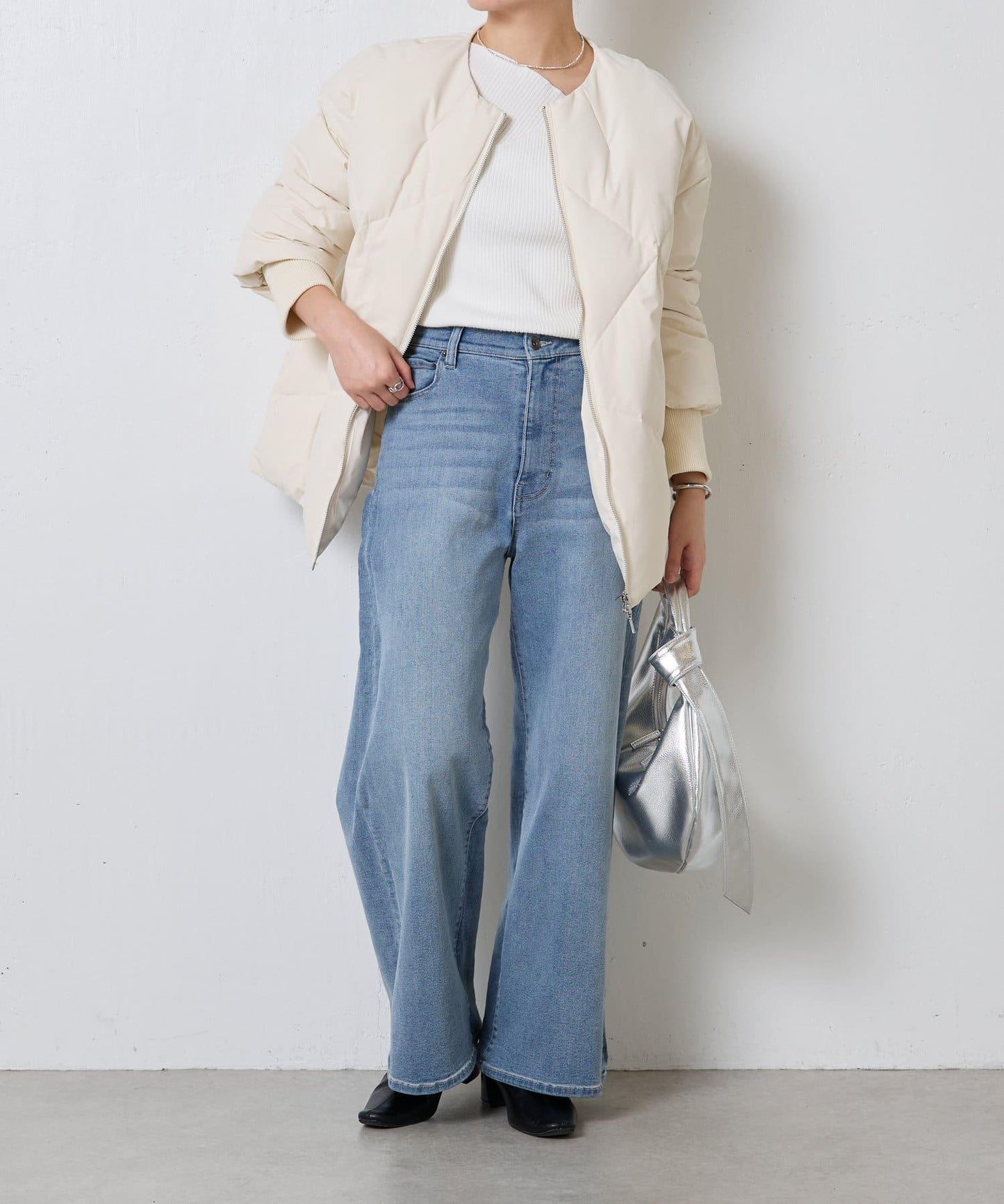 【輕薄外套】無領羽絨服