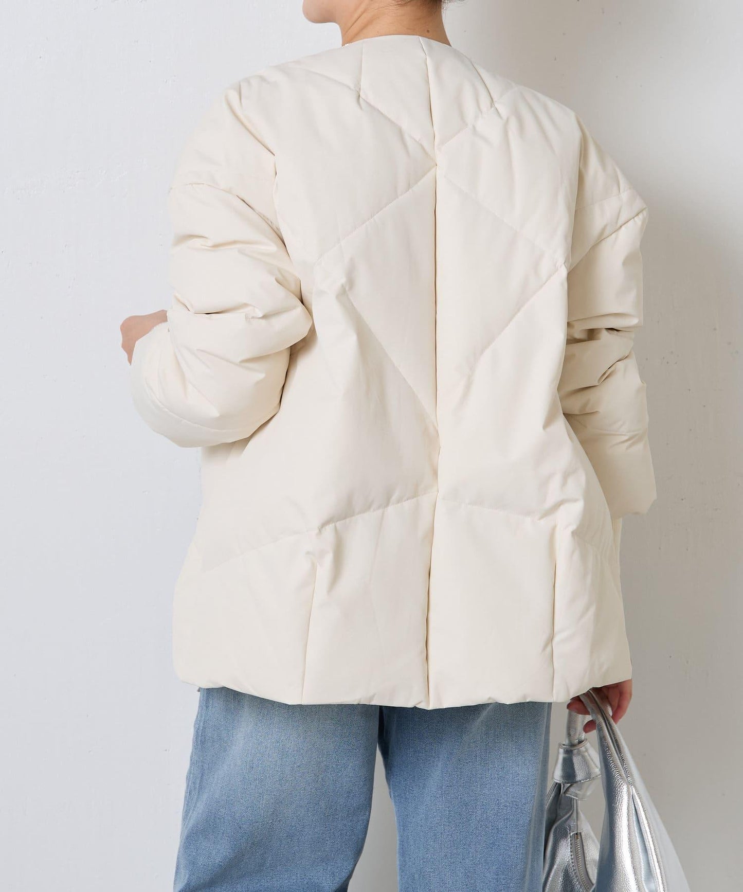 【輕薄外套】無領羽絨服