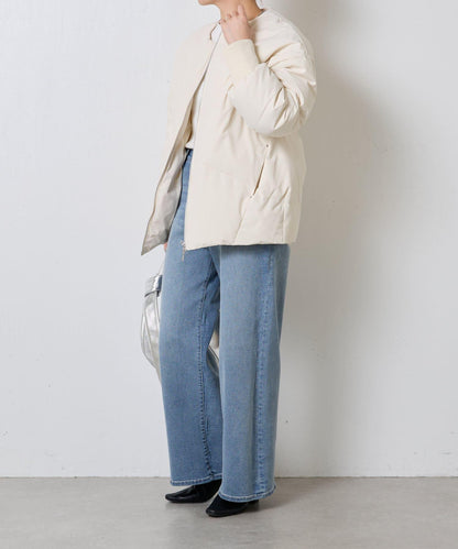 【輕薄外套】無領羽絨服