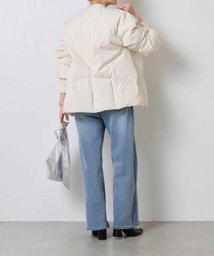 【輕薄外套】無領羽絨服