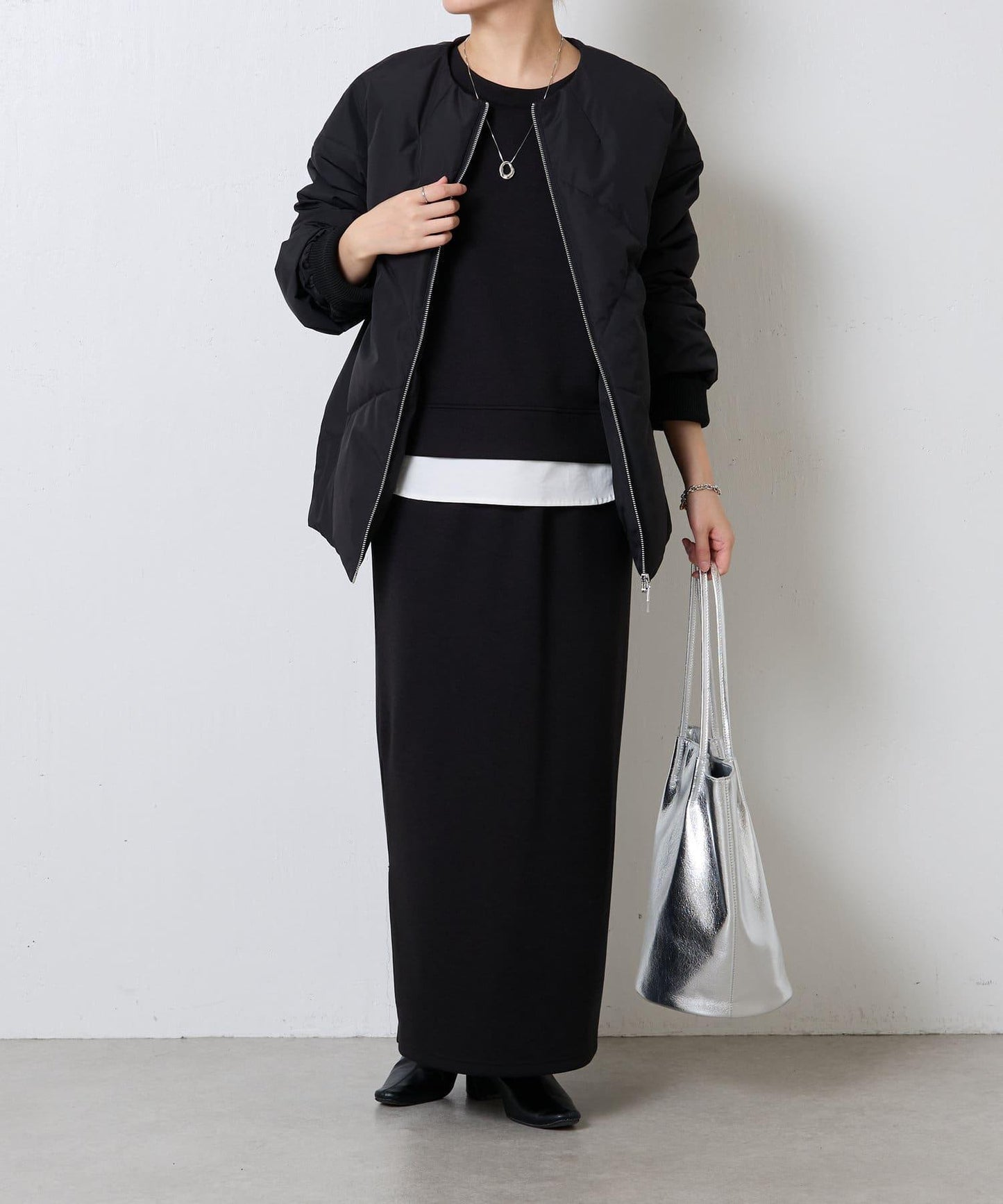 【輕薄外套】無領羽絨服
