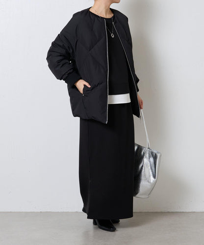 【輕薄外套】無領羽絨服