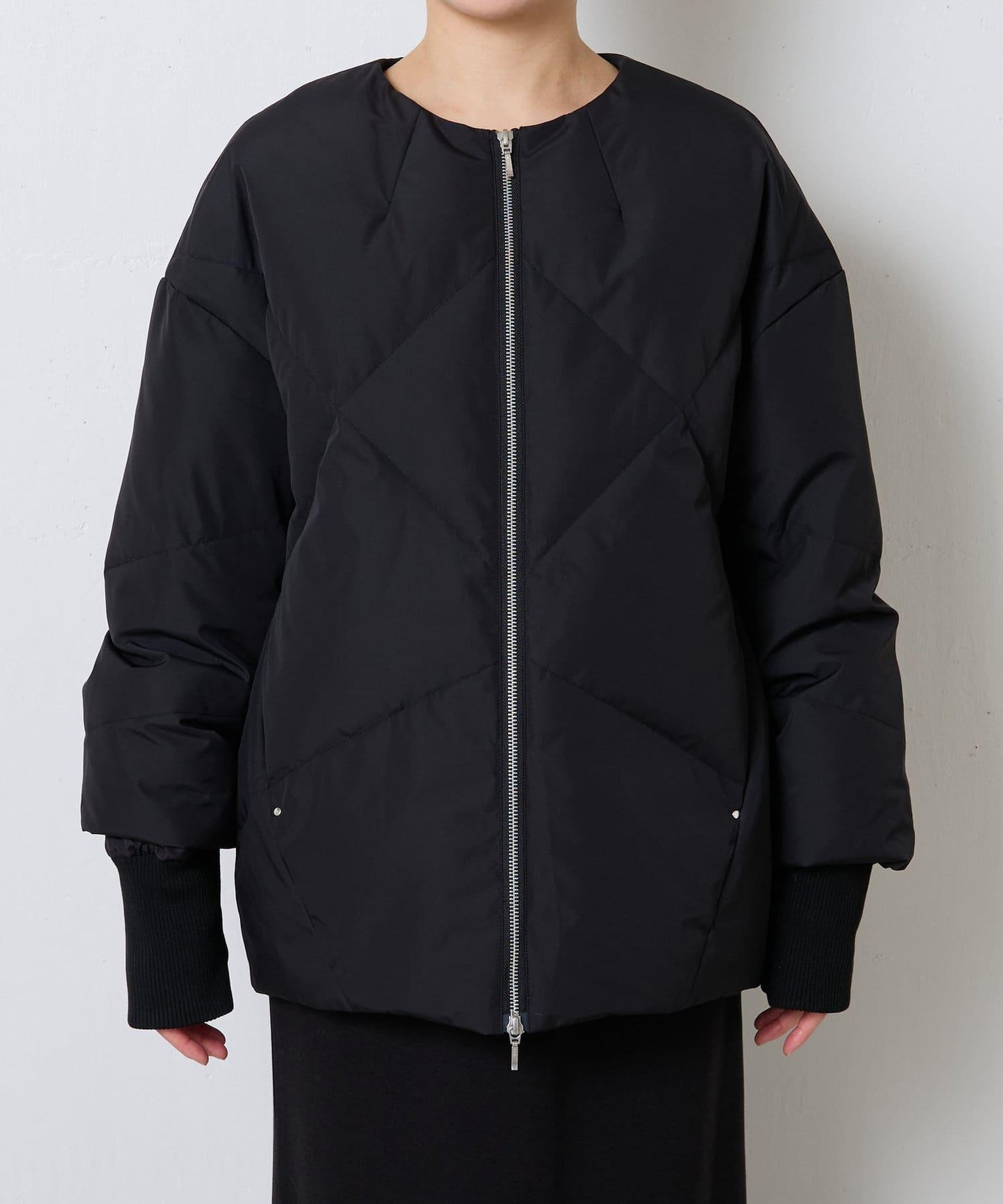 【輕薄外套】無領羽絨服