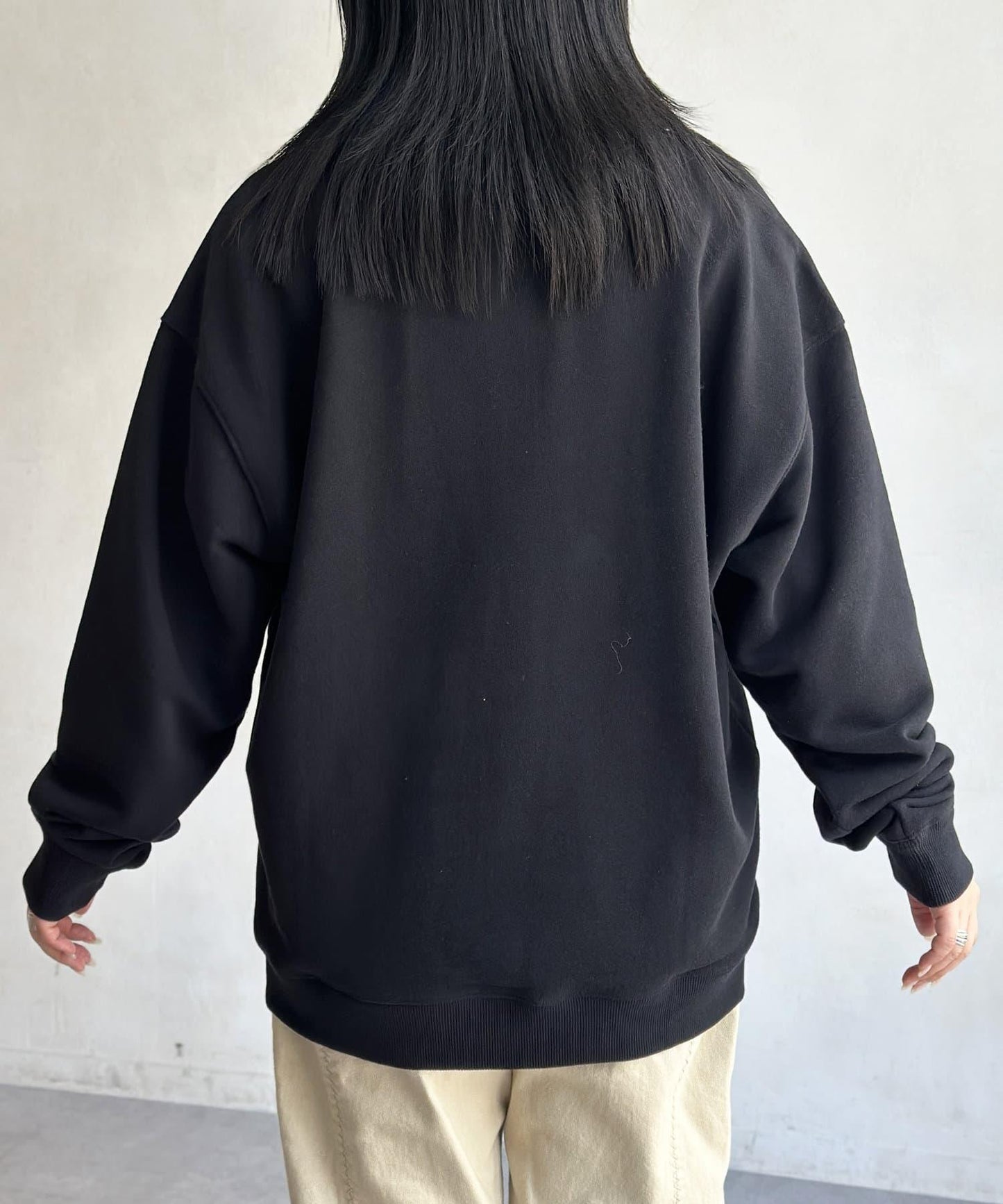 【美國馬球協會】裡毛半拉鍊套頭衫