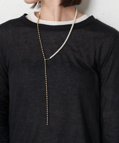 珍珠復古鏈條項鍊