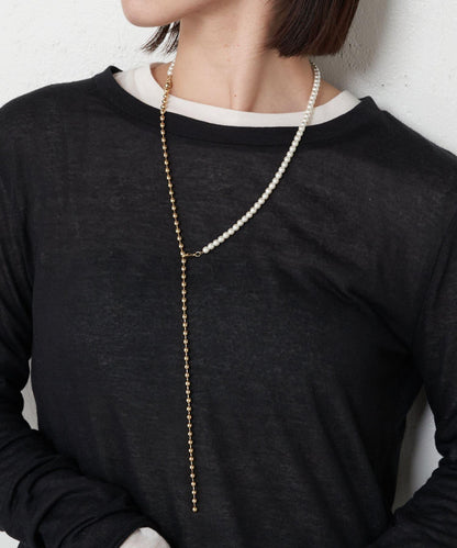 珍珠復古鏈條項鍊