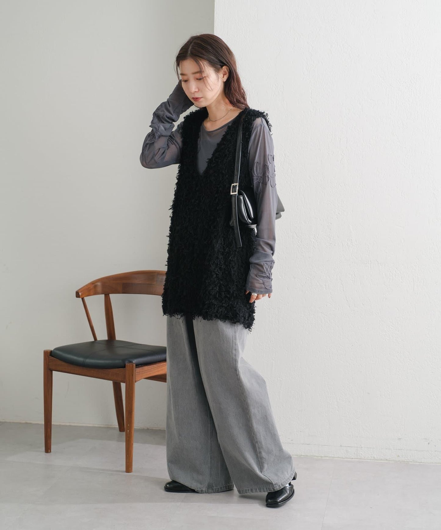 【2024AW】長款羽絨馬甲