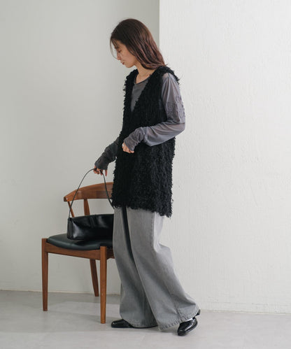 【2024AW】長款羽絨馬甲