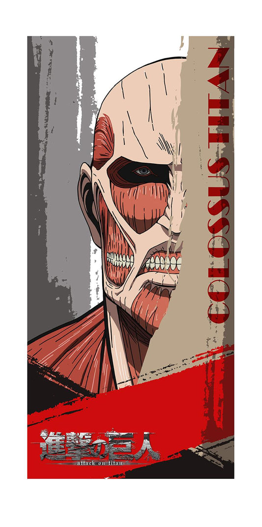 《進擊的巨人》_AFORCE×DRAGON HORSE 角色毛巾 超大型巨人