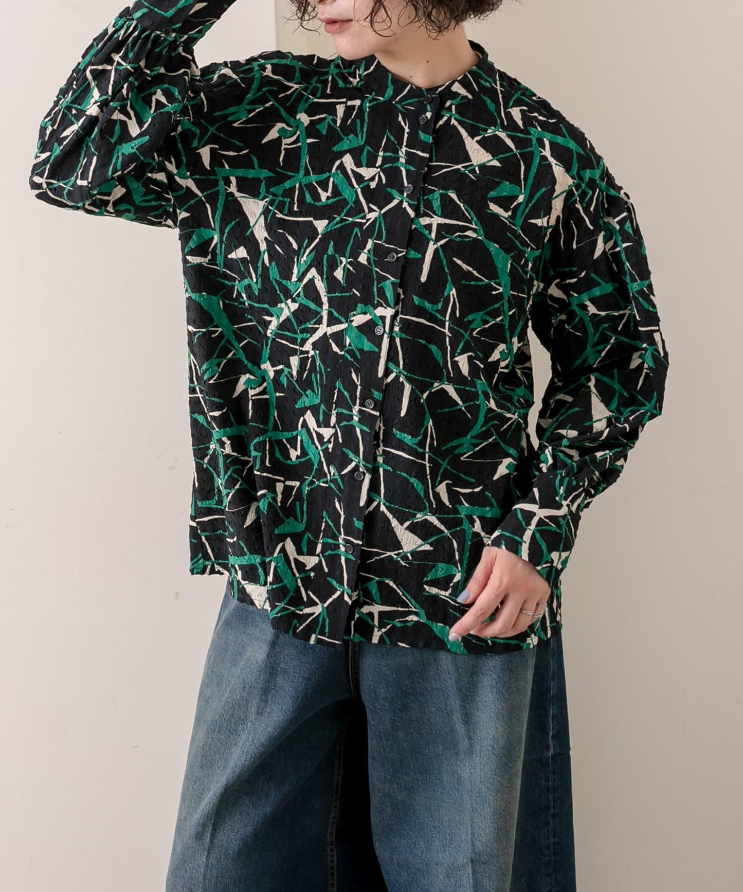 "手洗可"洗水紋長袖襯衫【SUM1 STYLE(斯密風格)】