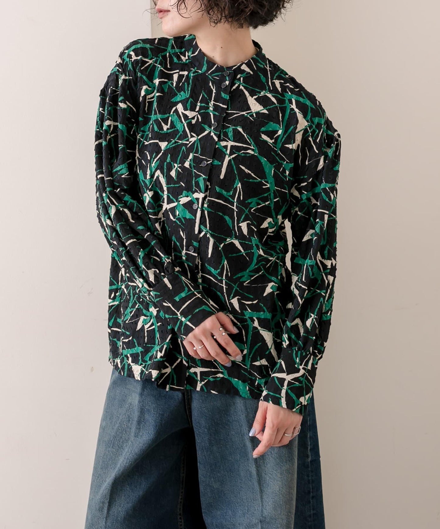 "手洗可"洗水紋長袖襯衫【SUM1 STYLE(斯密風格)】