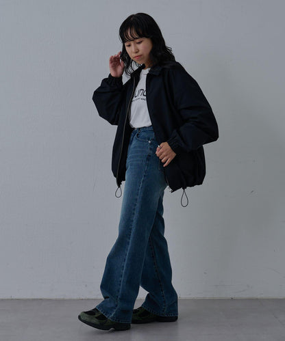 寬鬆直筒牛仔褲