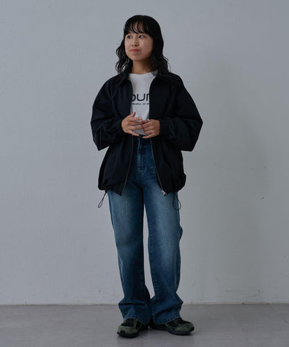 寬鬆直筒牛仔褲