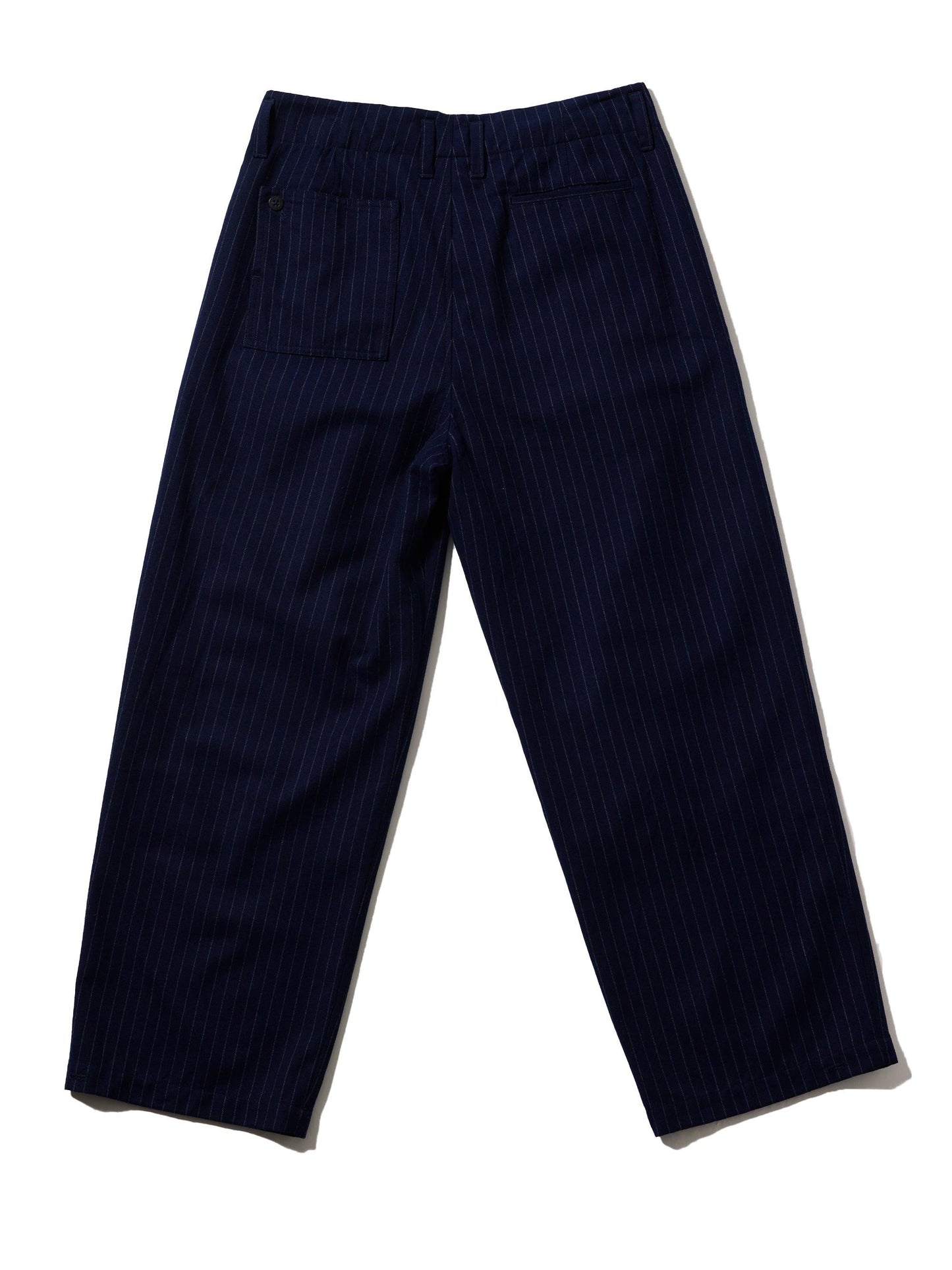 研究過的修身褲/T/R/W混紡條紋緞褲