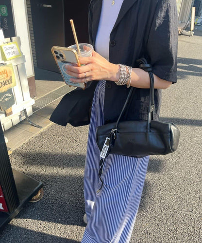 《韓國發/本革/潮流》【YURT(尤爾特)】TOMM盒子肩揹包