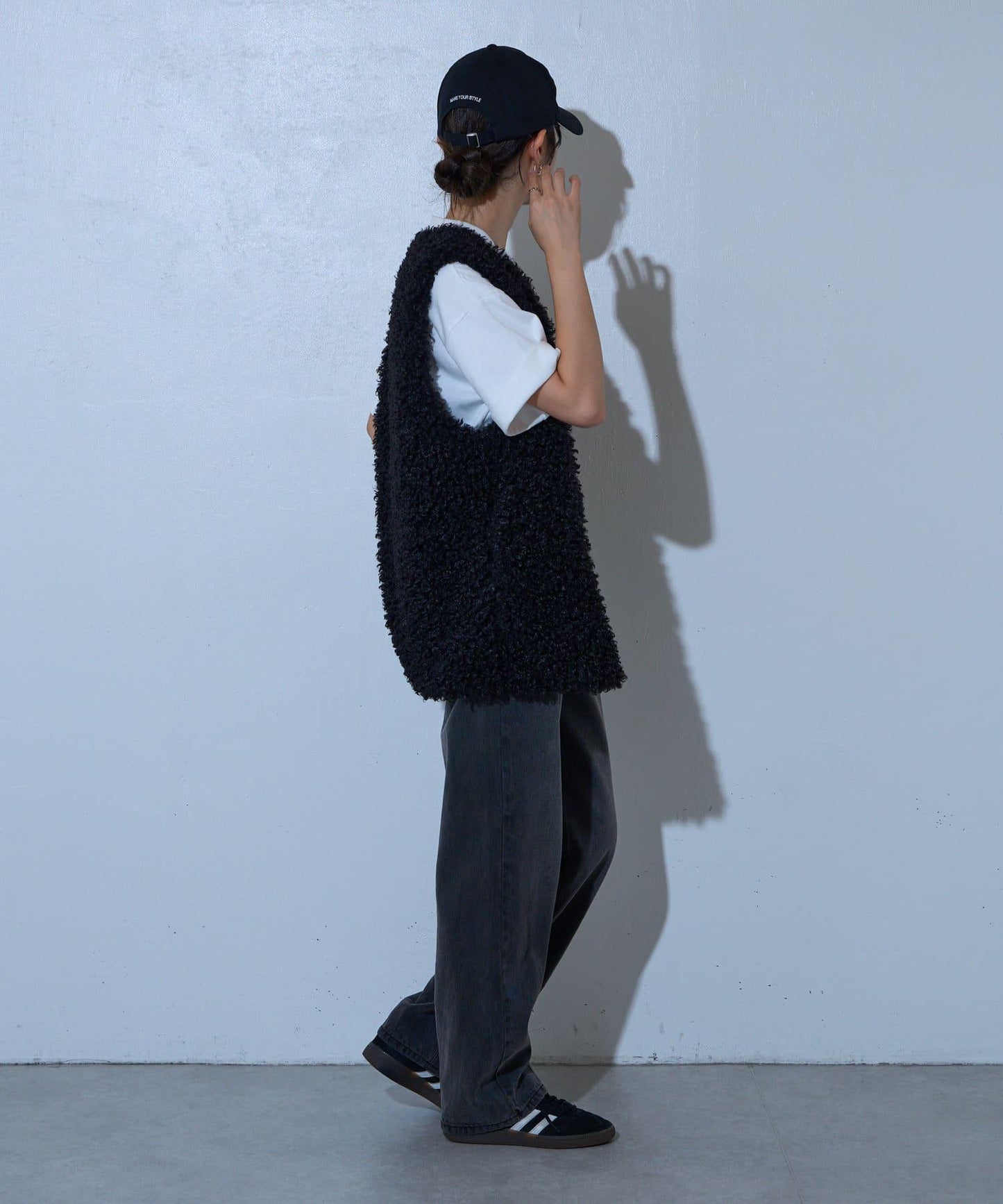 寬鬆直筒牛仔褲