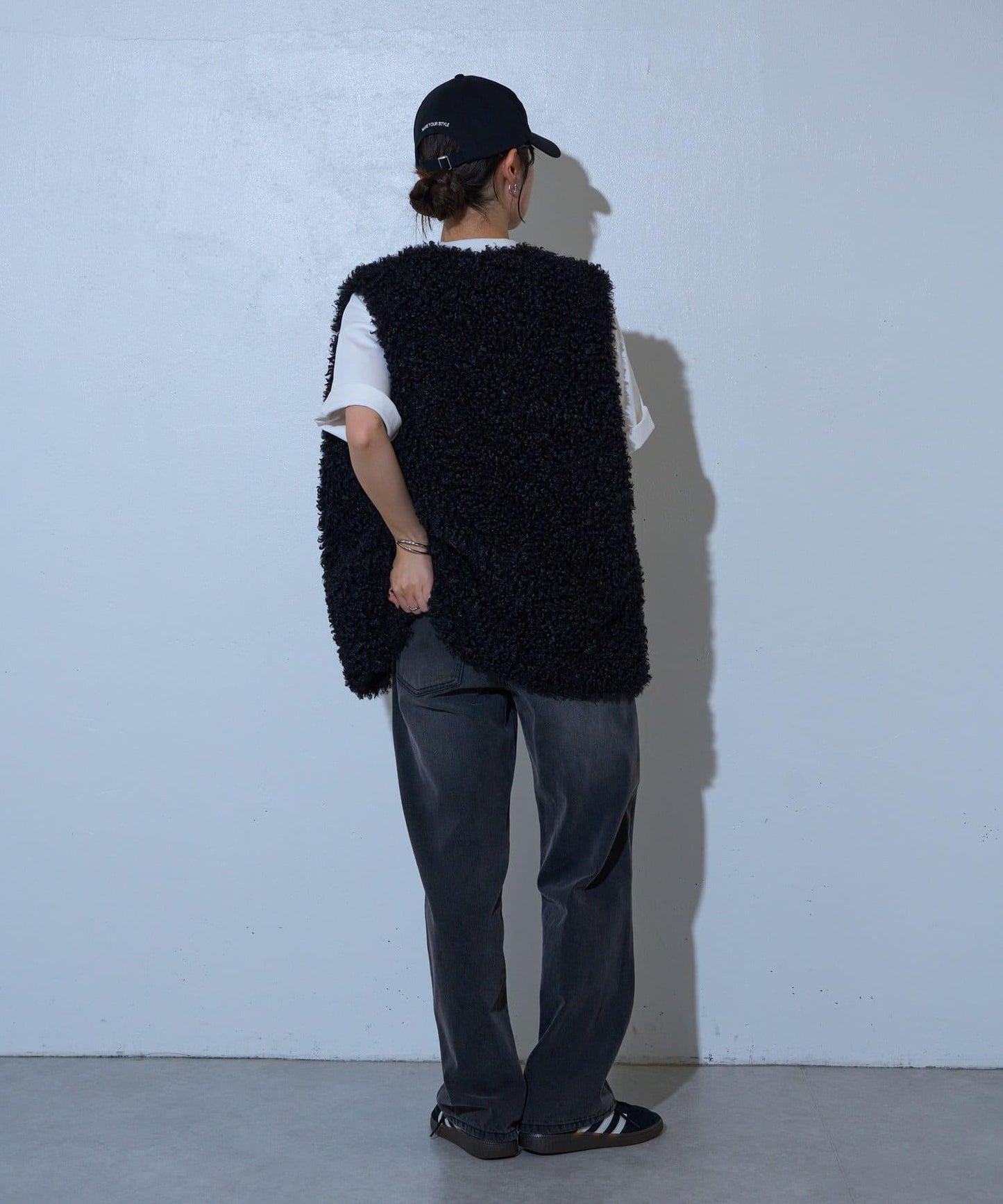 寬鬆直筒牛仔褲