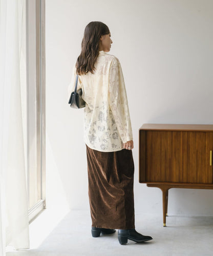 【2024AW】可逆拼接蕾絲夾克