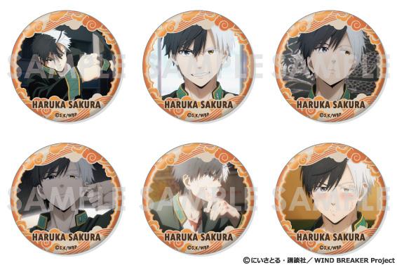 《防風少年》_罐徽章套裝～櫻 遠處的滿滿選擇～【6個套裝】