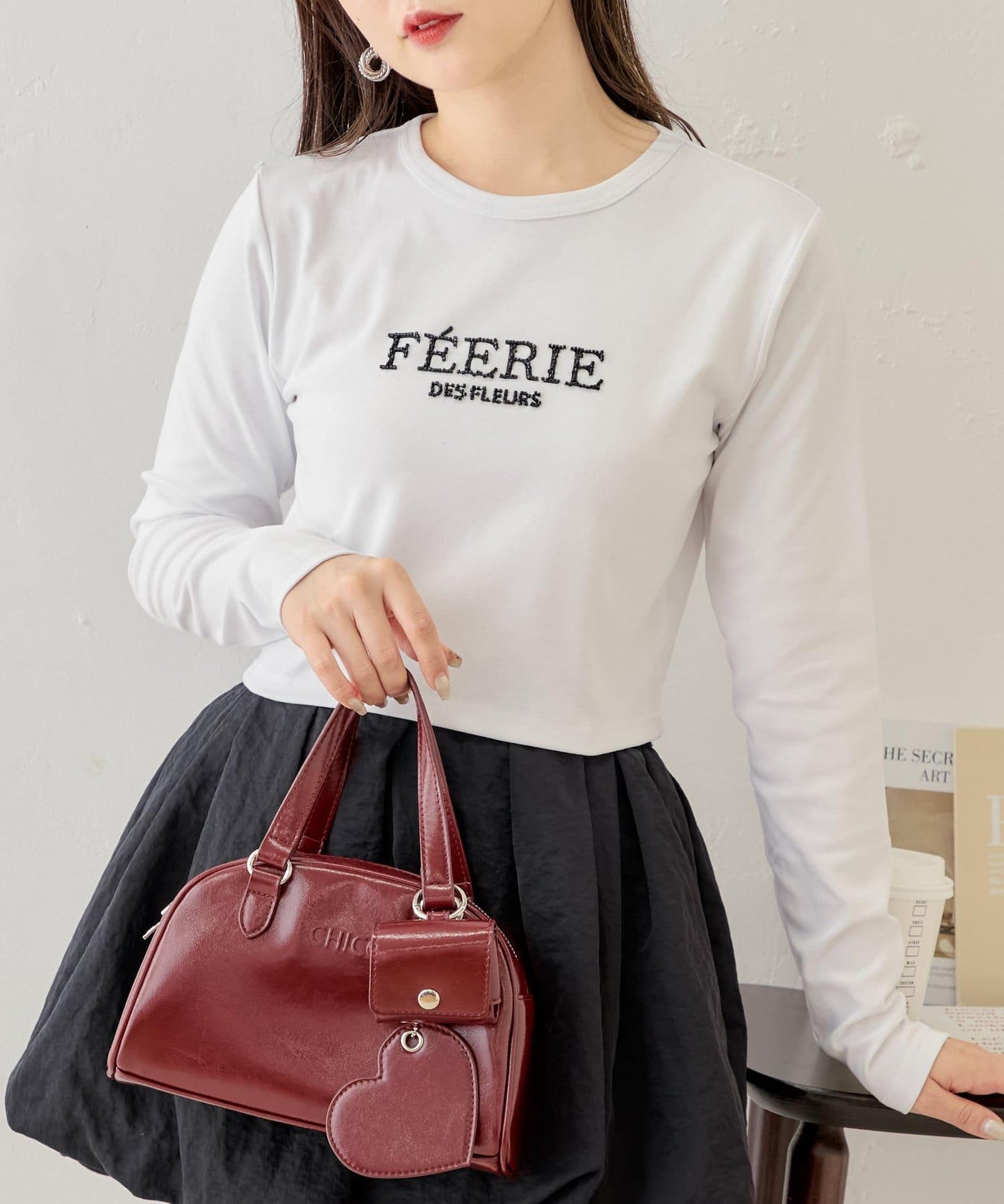 珠片印花T-shirt