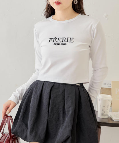 珠片印花T-shirt