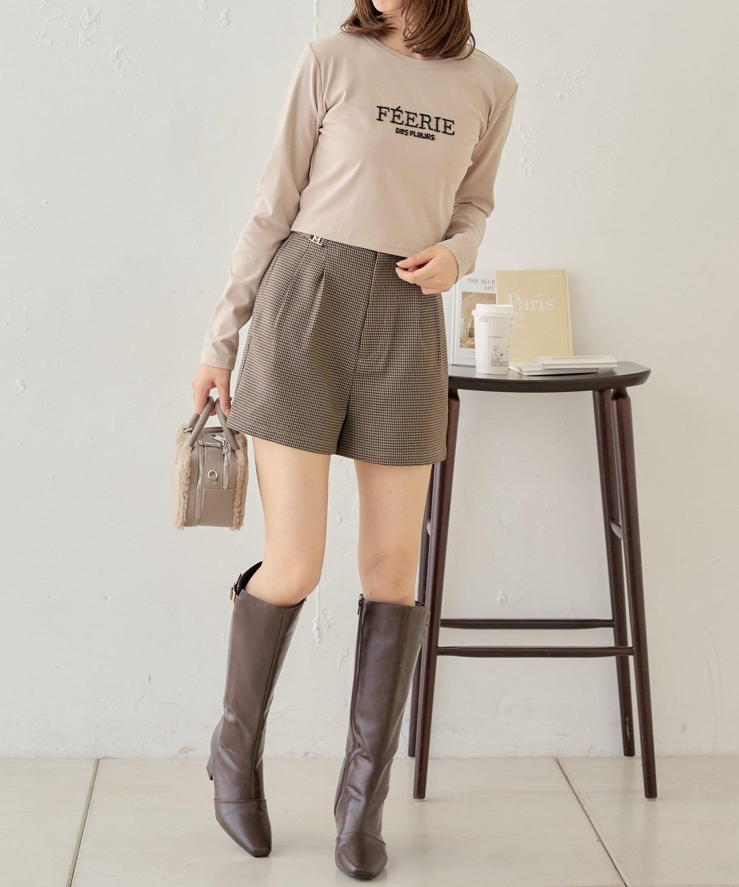 珠片印花T-shirt