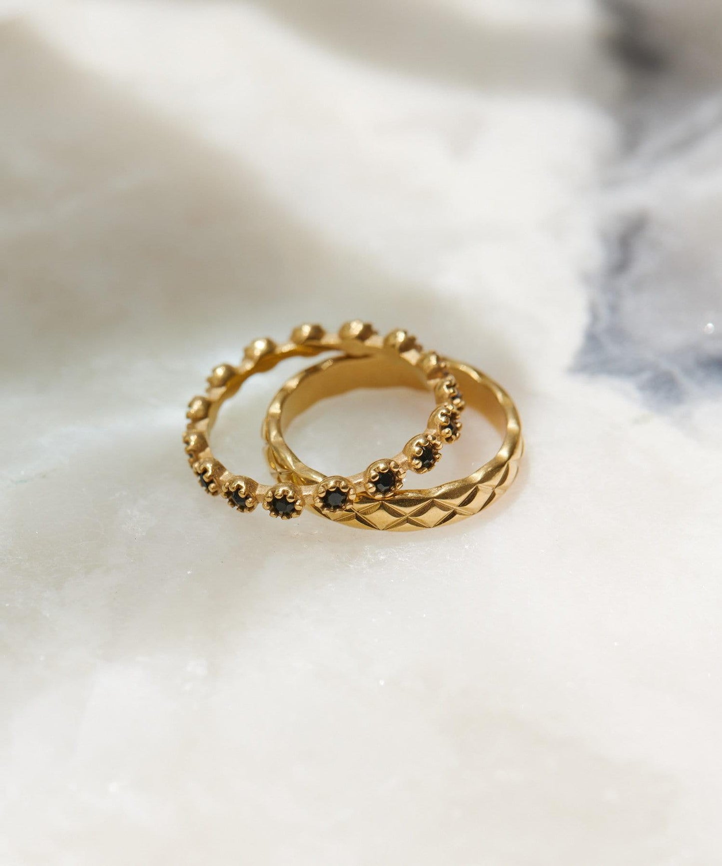 14號・15號/2點套裝/金屬過敏適用/不鏽鋼 女士套環