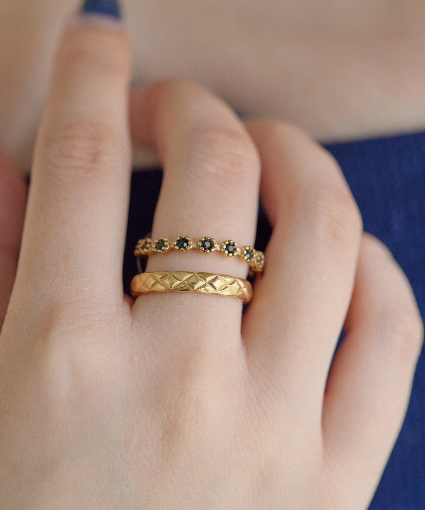 14號・15號/2點套裝/金屬過敏適用/不鏽鋼 女士套環