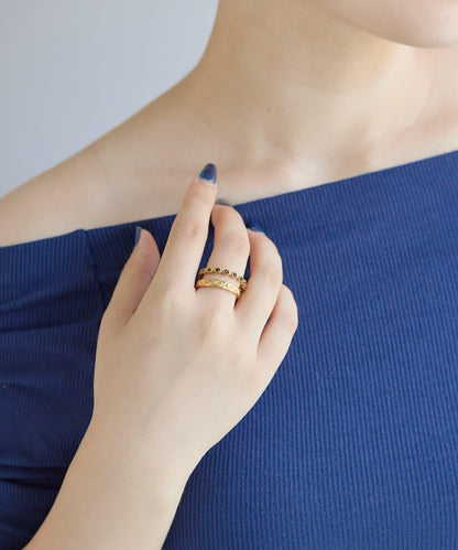 14號・15號/2點套裝/金屬過敏適用/不鏽鋼 女士套環