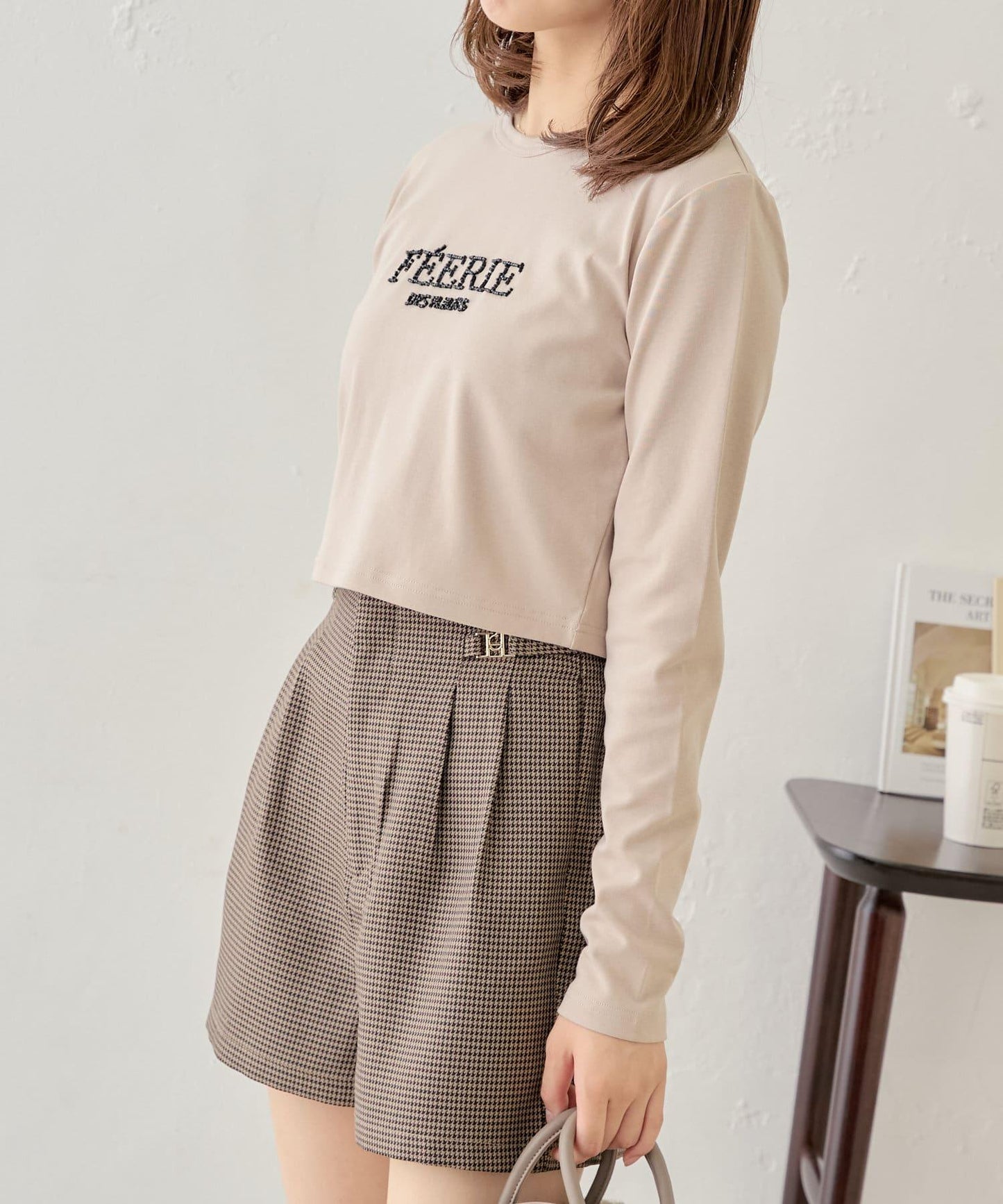 珠片印花T-shirt