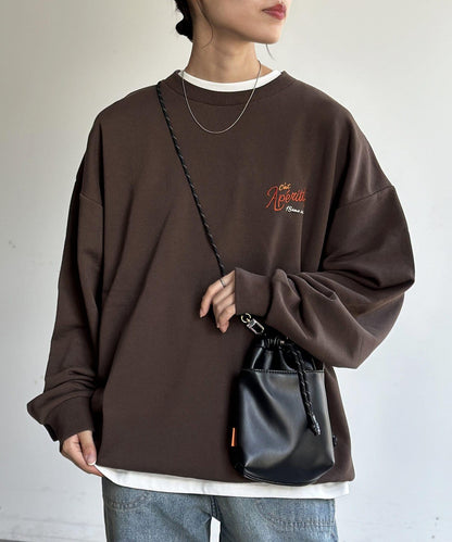 多色刺繡衛衣