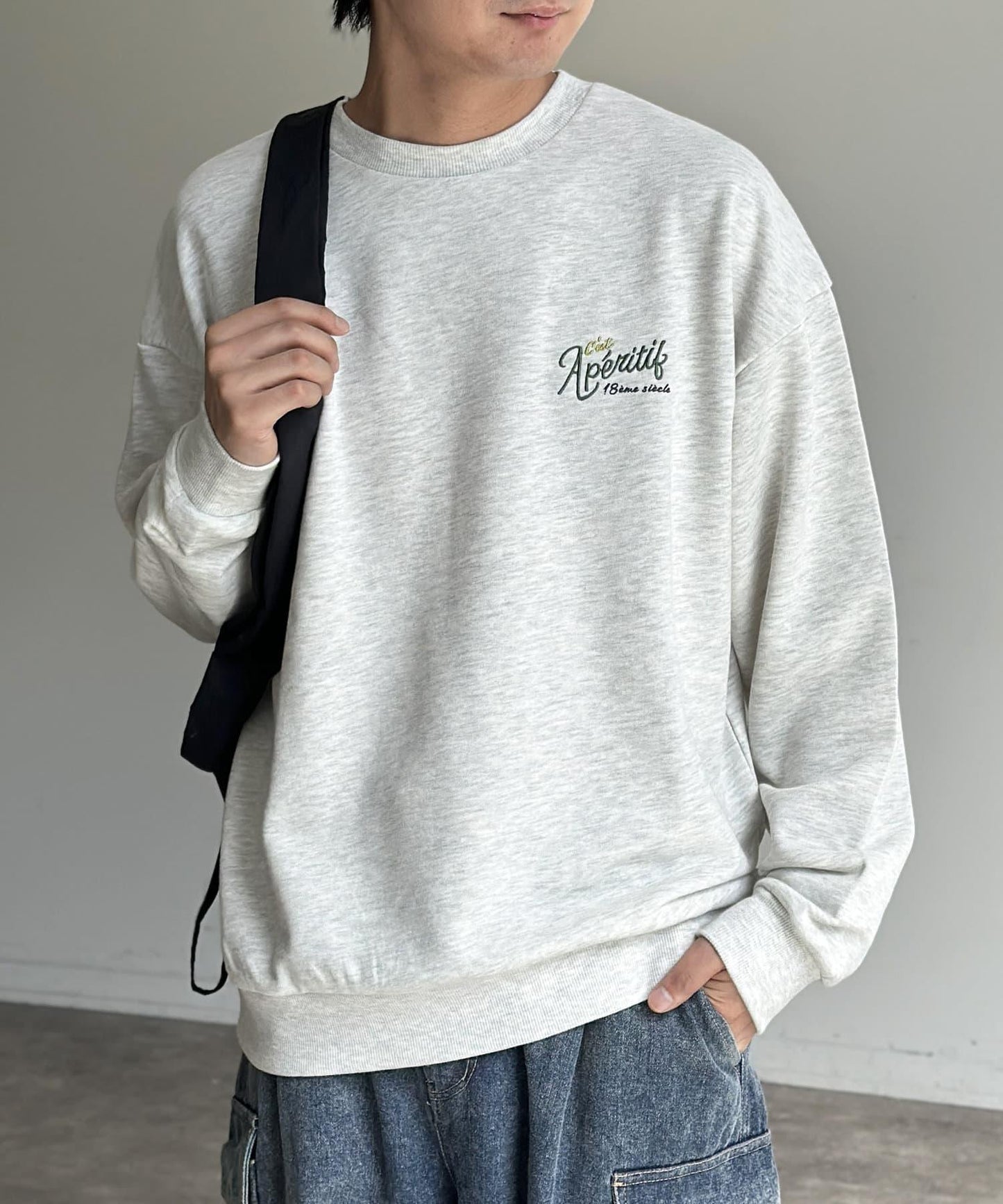 多色刺繡衛衣