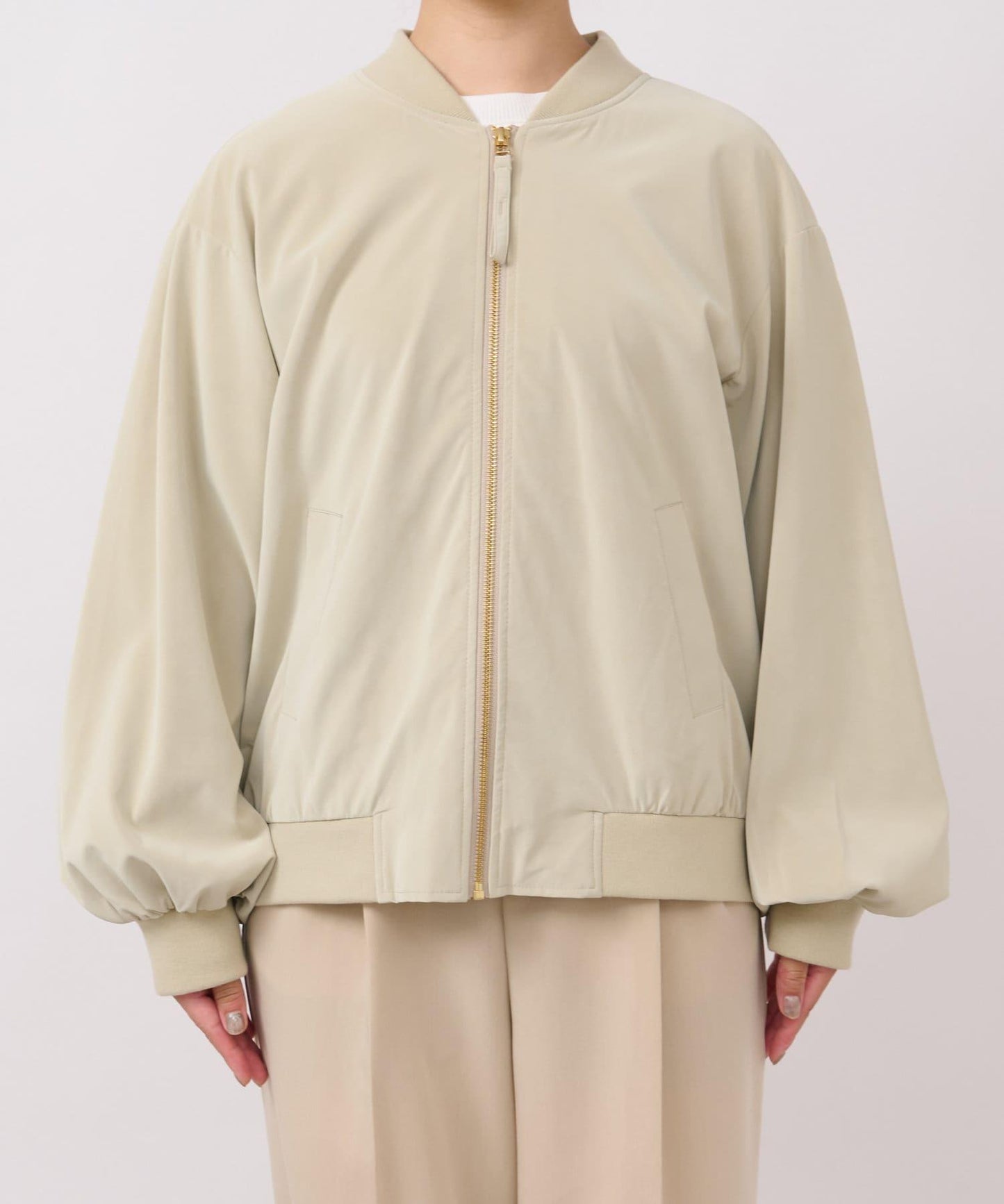 《長季節適用》仿皮夾克