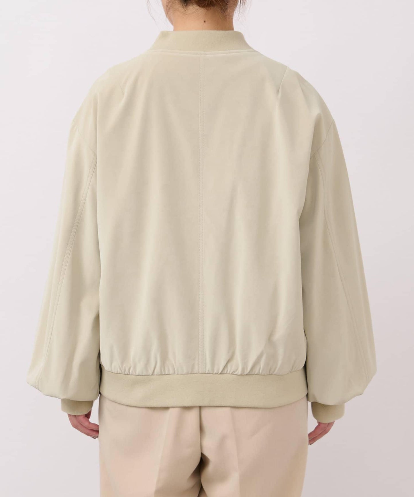 《長季節適用》仿皮夾克