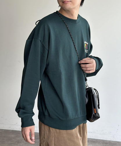 多色刺繡衛衣