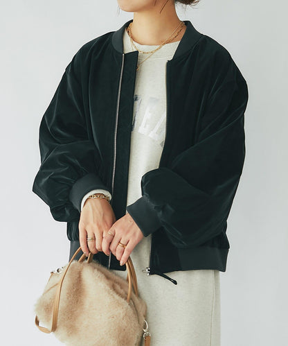 《長季節適用》仿皮夾克