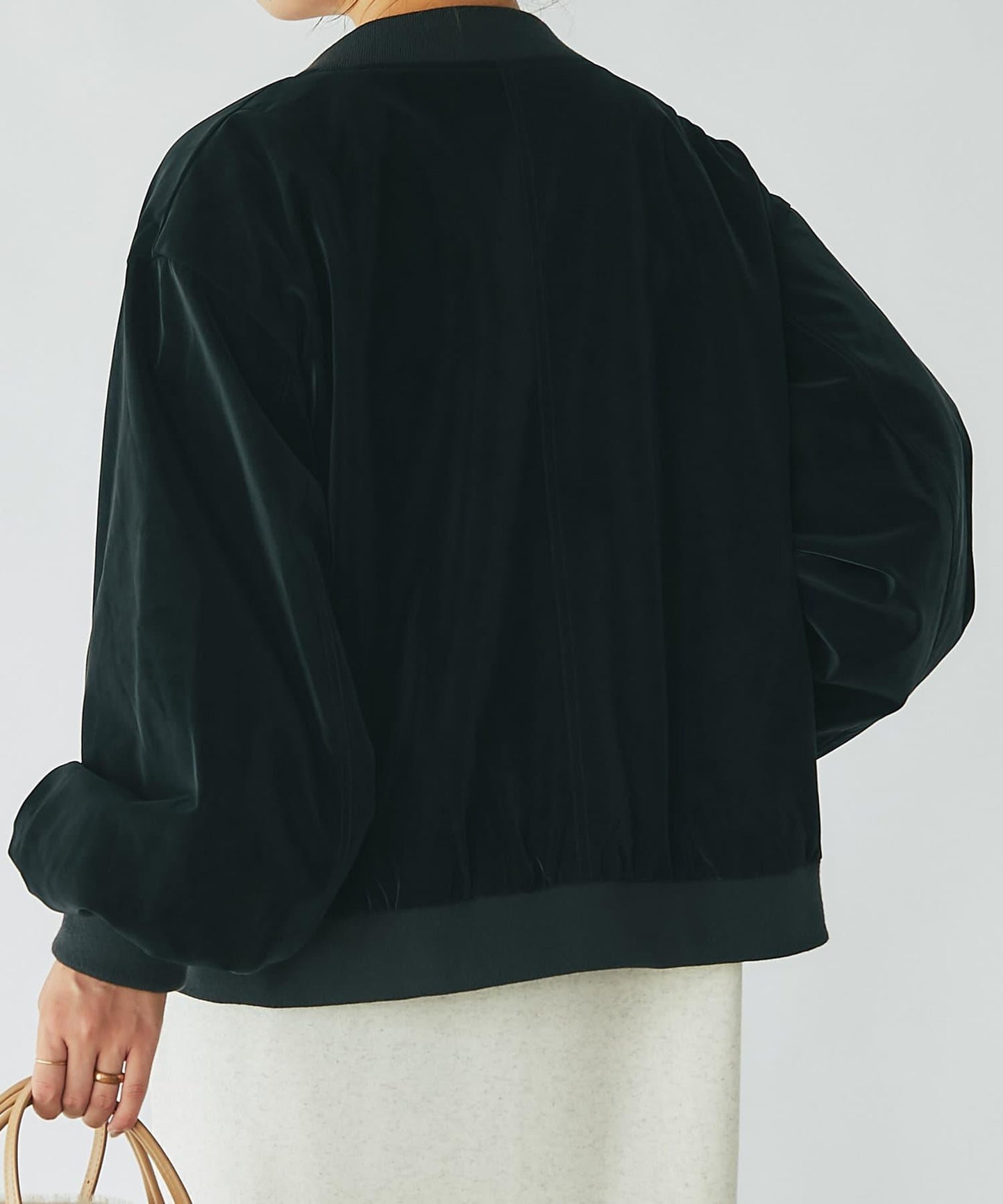 《長季節適用》仿皮夾克