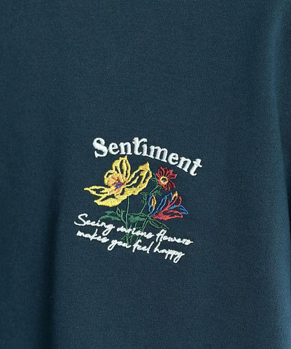 多色刺繡衛衣