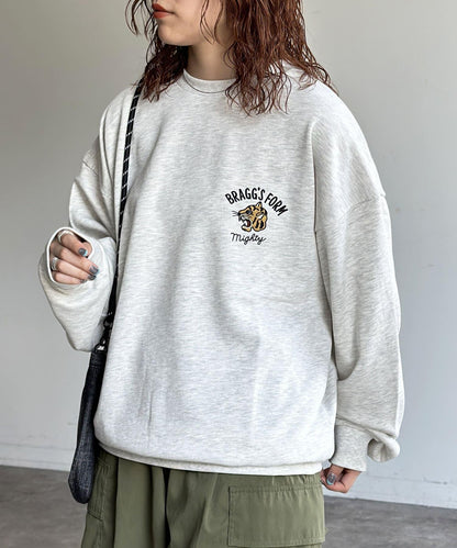 多色刺繡衛衣