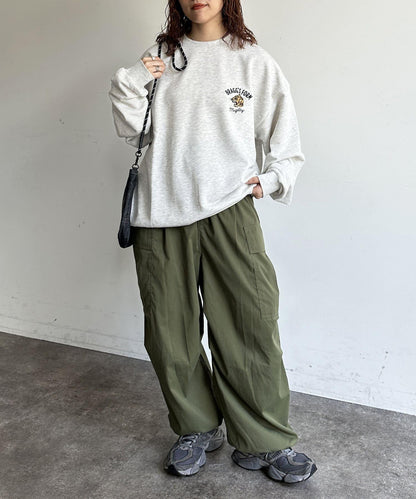 多色刺繡衛衣