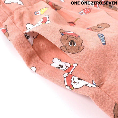 1107炎熱夏日 純棉寬鬆短褲